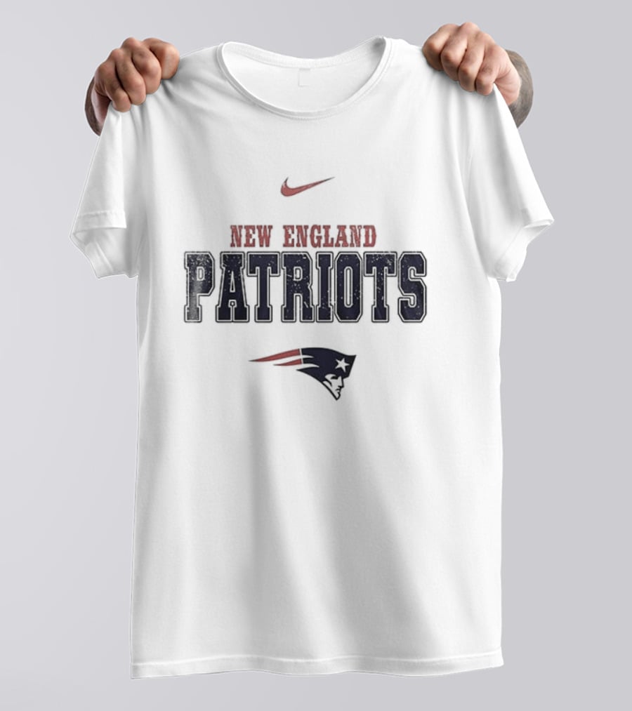 New England Patriots Forever Skull Trucker Nike T-Shirt