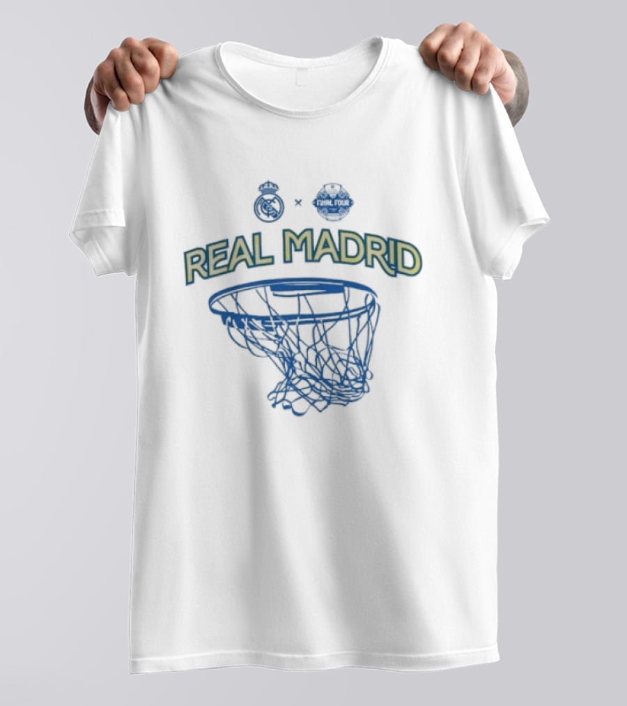 Real Madrid BC EuroLeague Final 4 Athens 2026 Basketball Net T-Shirt