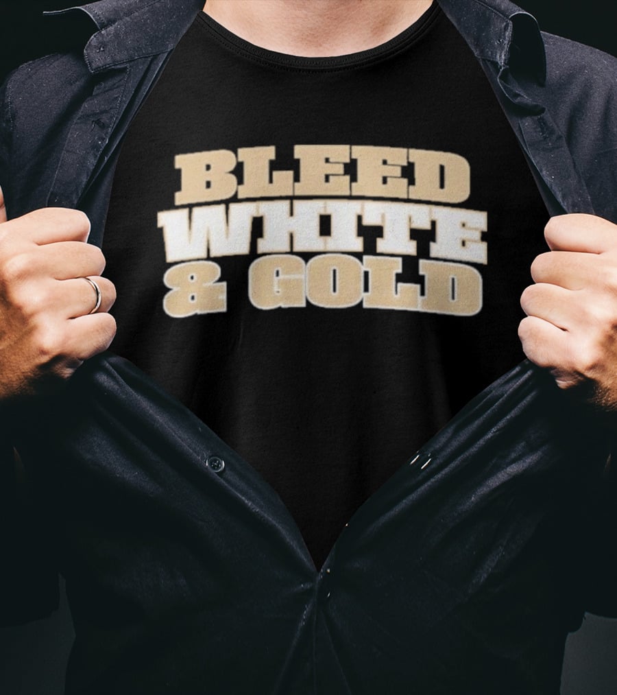 Bleed White And Gold T-Shirt