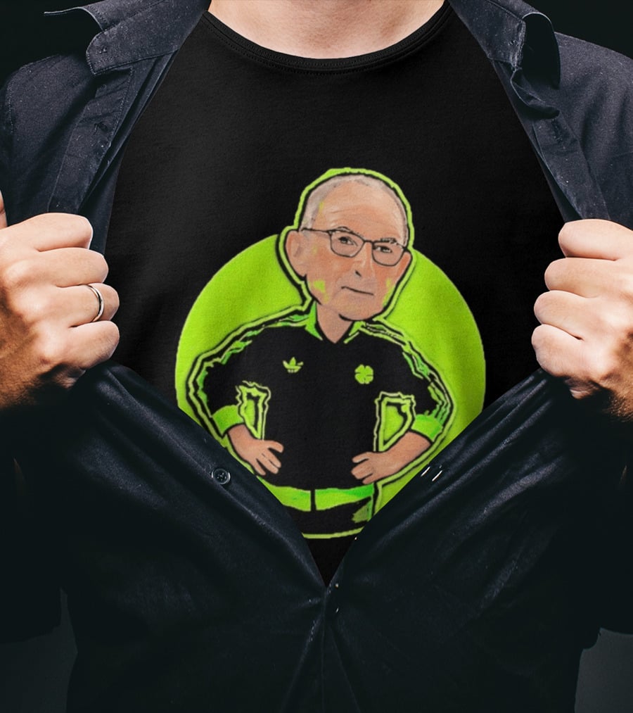 Martin O'Neill Nottingham Forest Manager Iconic Tracksuit T-Shirt