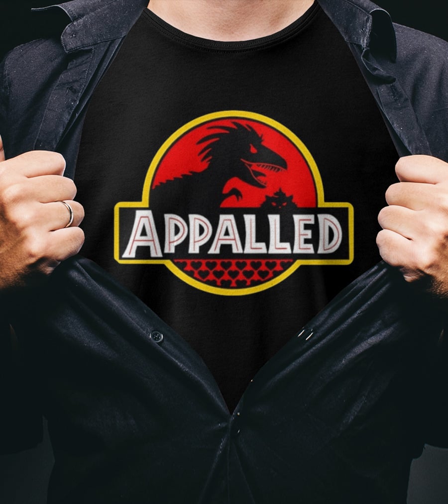 Jurassic Park Dinosaur Appalled Parody With Mongo T-Shirt