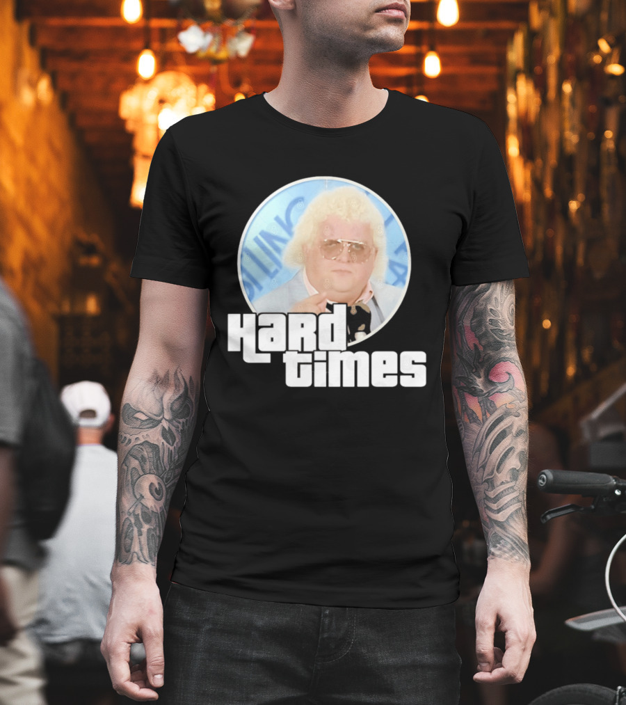 Dusty Rhodes Wrestling Icon Hard Times T-Shirt