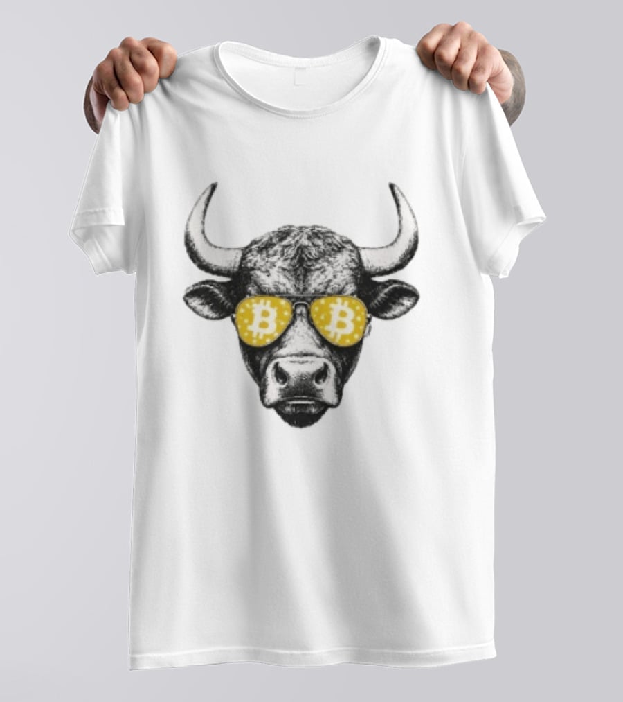 Bitcoin Is For The Bulls Cryptocurrency Enthusiast T-Shirt