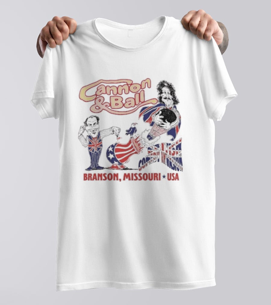 Cannon And Ball Branson Missouri USA British Comedy T-Shirt