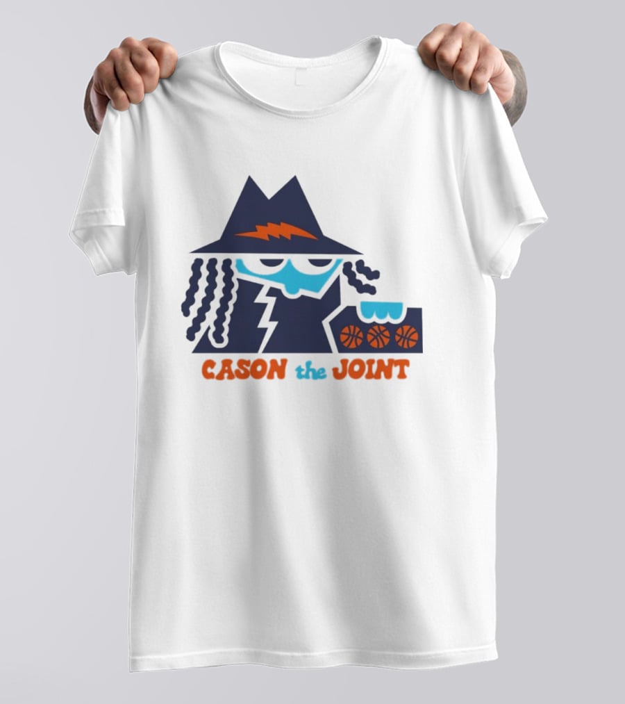 Cason The Joint Lightning Bolt Hat Basketball Trio T-Shirt