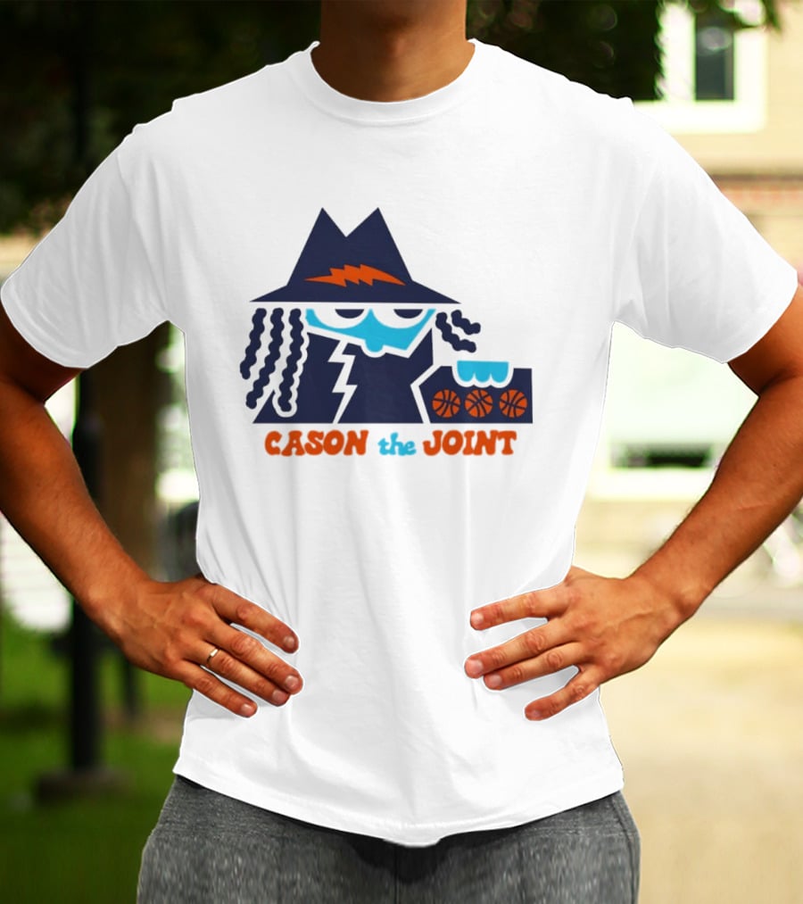 Cason The Joint Lightning Bolt Hat Basketball Trio T-Shirt