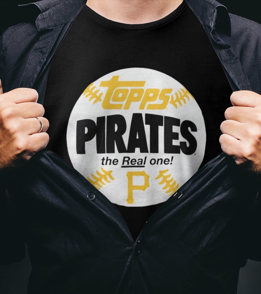 Topps Pirates The Real One MLB Pittsburgh Baseball T-Shirt