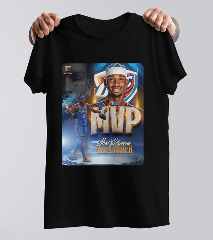 Shai Gilgeous Alexander MVP NBA 2024 Oklahoma City Thunder T-Shirt