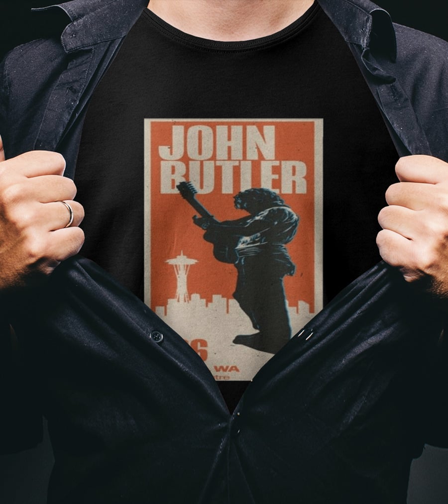 John Butler Live At Moore Theatre Seattle WA May 16 2026 T-Shirt