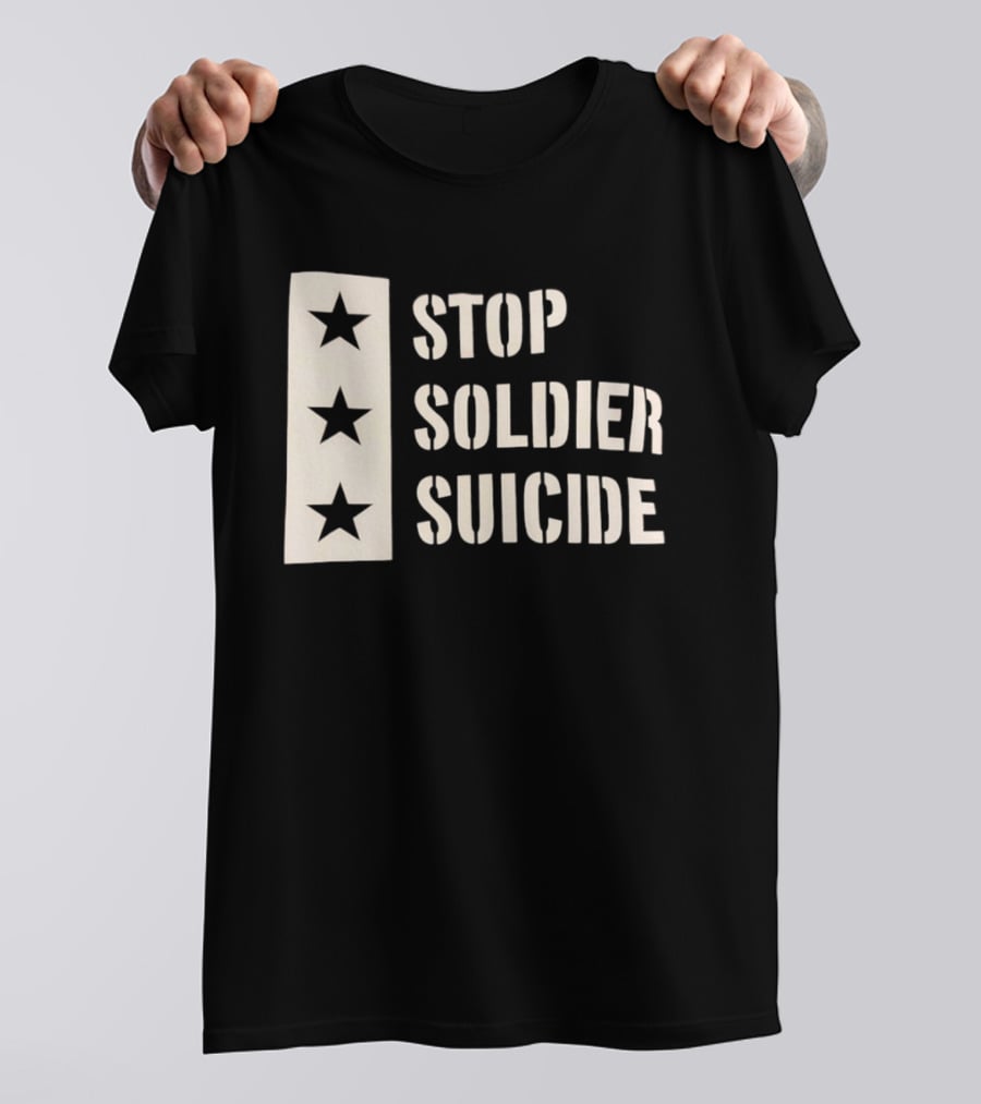 Stop Soldier Suicide Three Star T-Shirt