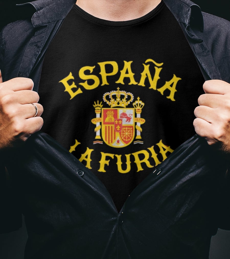 España La Furia Spanish Coat Of Arms Crest Plus Ultra T-Shirt