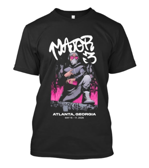 Major 3 Atlanta Georgia May 16 17 2026 Street T-Shirt