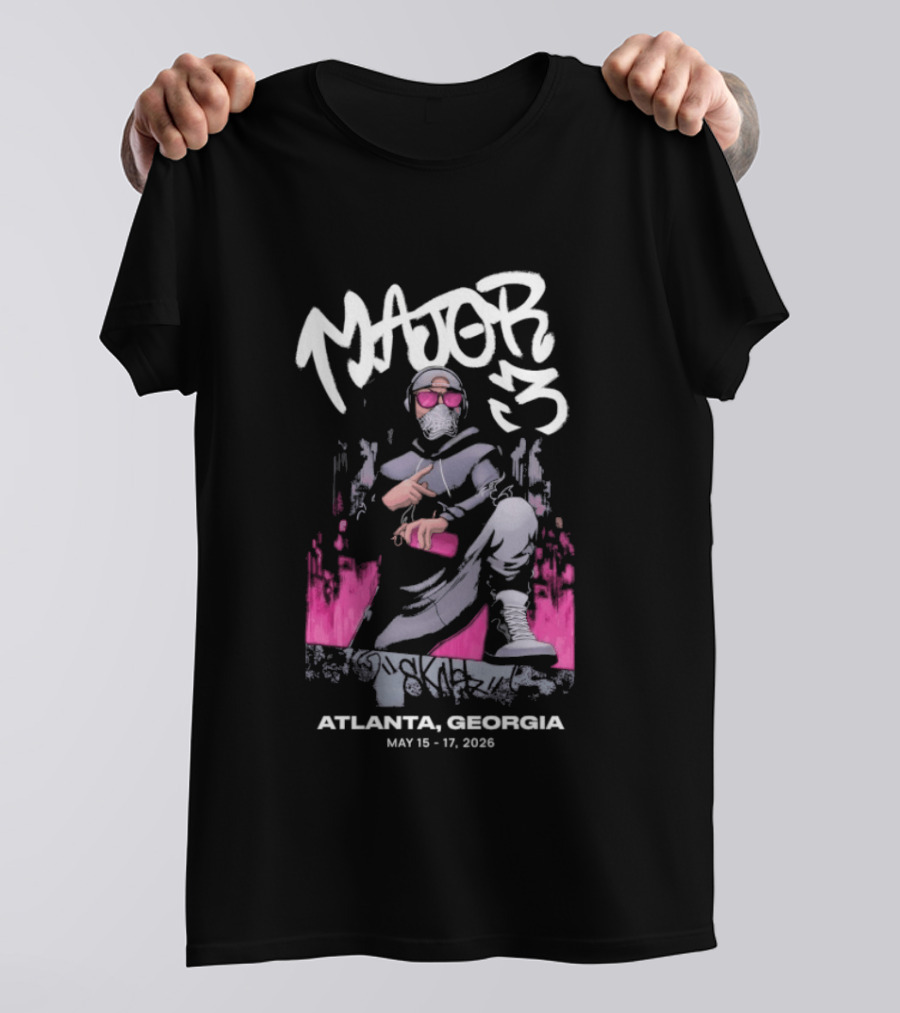 Major 3 Atlanta Georgia May 16 17 2026 Street T-Shirt