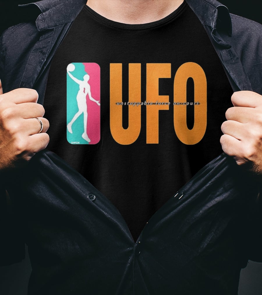 UFO Unstoppable Force On Court San Antonio Spurs T-Shirt