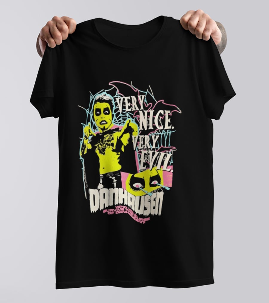 Danhausen Very Nice Very Evil Yellow Cartoon T-Shirt