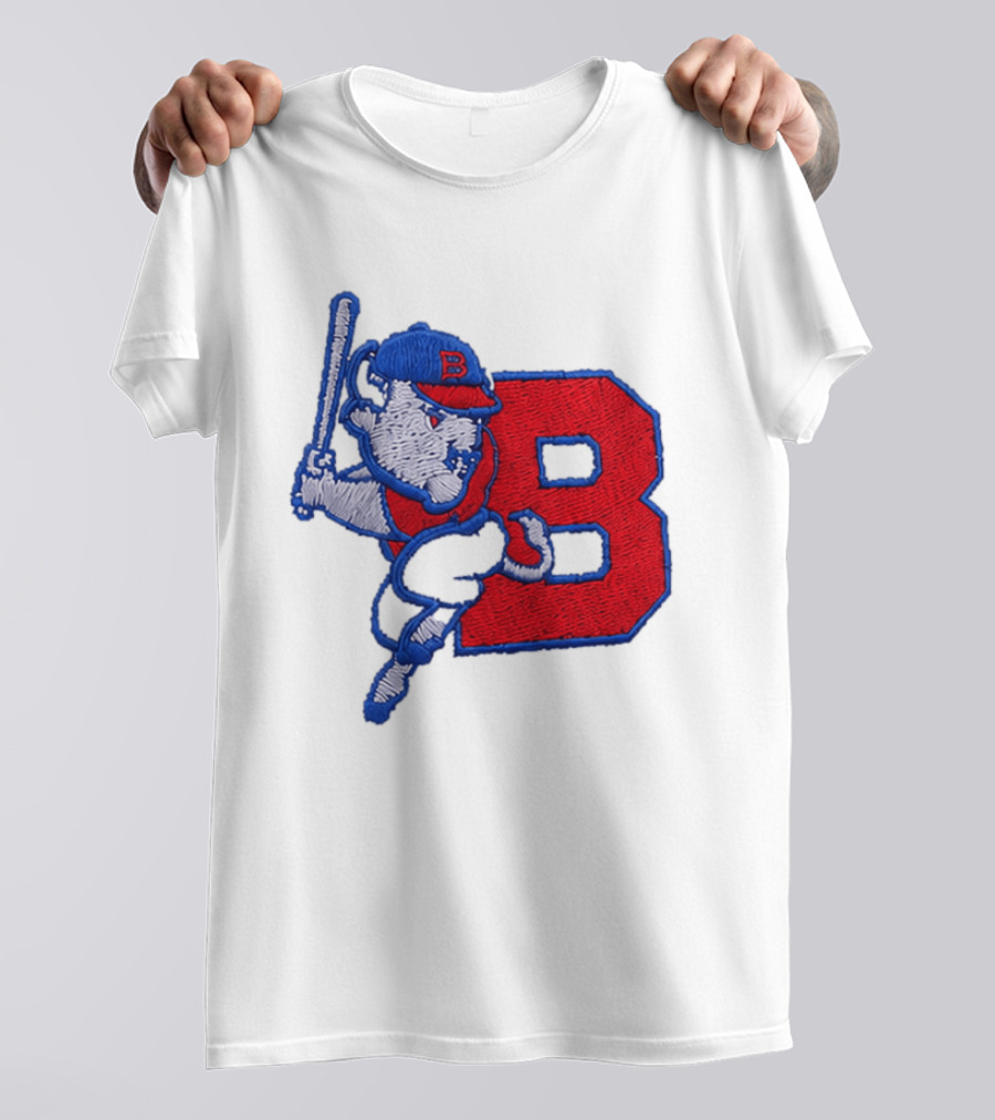 2026 Buffalo Bisons Big League Chew B Logo Baseball Bat Hitting Buffalo Embroidery Hat T-Shirt