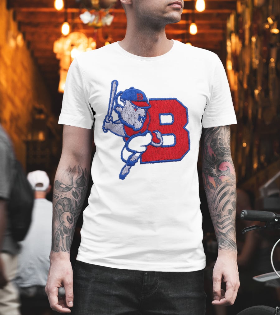 2026 Buffalo Bisons Big League Chew B Logo Baseball Bat Hitting Buffalo Embroidery Hat T-Shirt