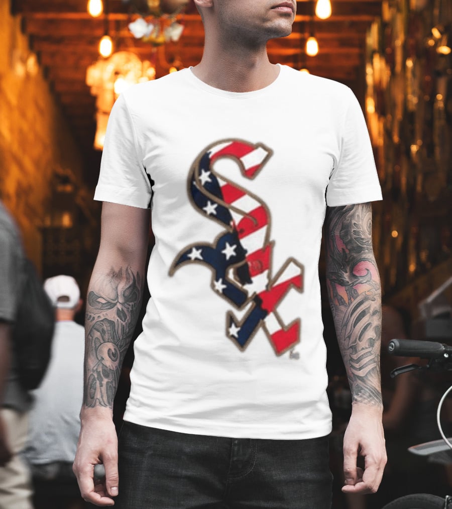 250 Years America 1776 2026 White Sox Stars Stripes MLB T-Shirt