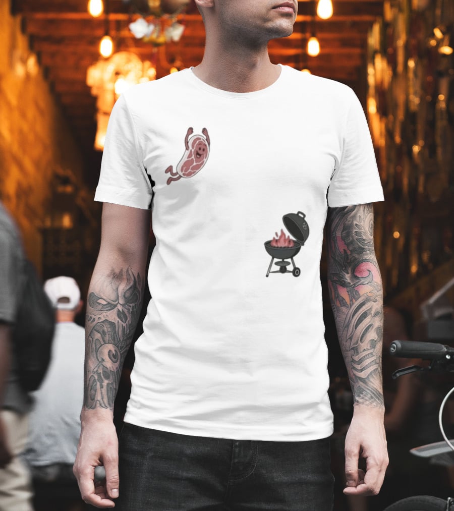 BBQ Jumping Steak 2026 Funny Grill T-Shirt