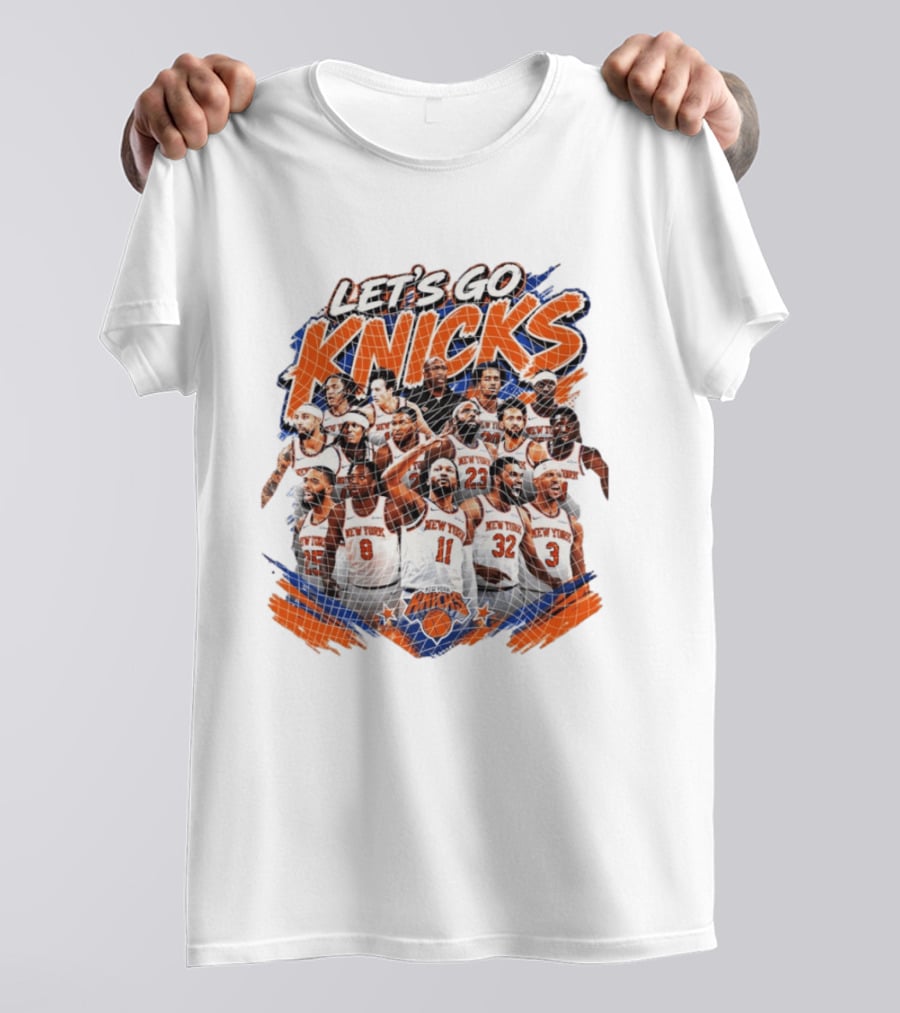 Let's Go Knicks New York Knicks Basketball 2026 Team Players T-Shirt