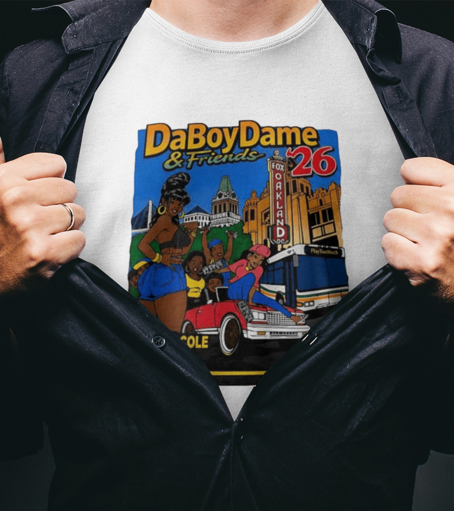 DaBoyDame & Friends 26 Keyshia Cole Plies Oakland CA June 19 2026 T-Shirt