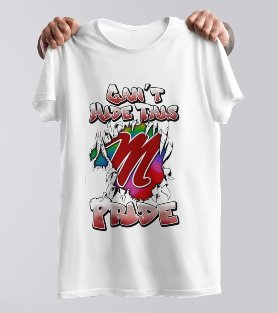 Can't Hide This Pride Ole Miss Rebels M T-Shirt