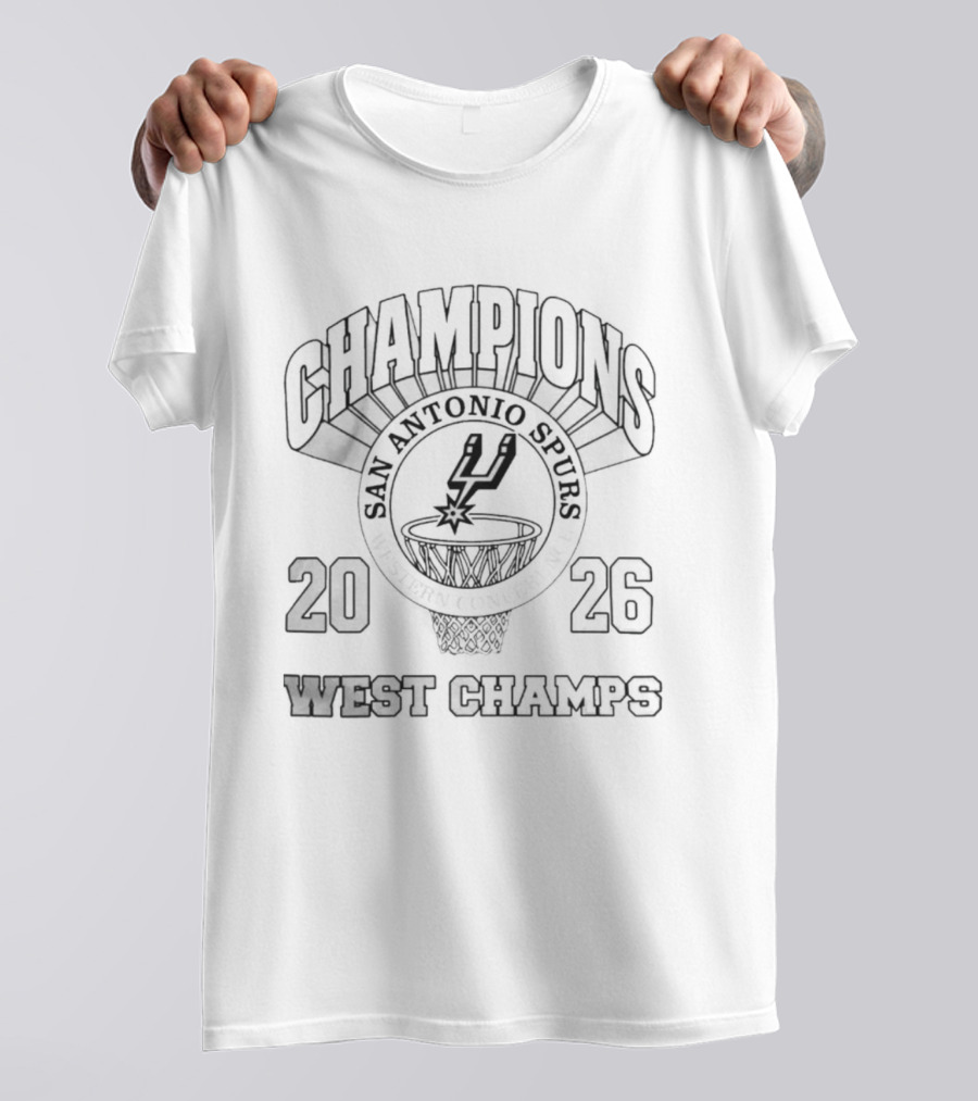 San Antonio Spurs Western Conference Champions 2026 T-Shirt