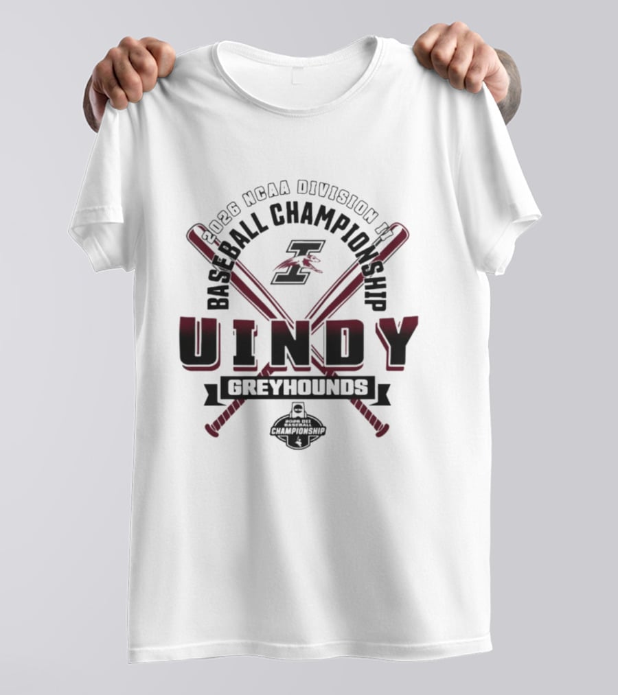 2026 NCAA Division II Baseball Championship UIndy Greyhounds T-Shirt