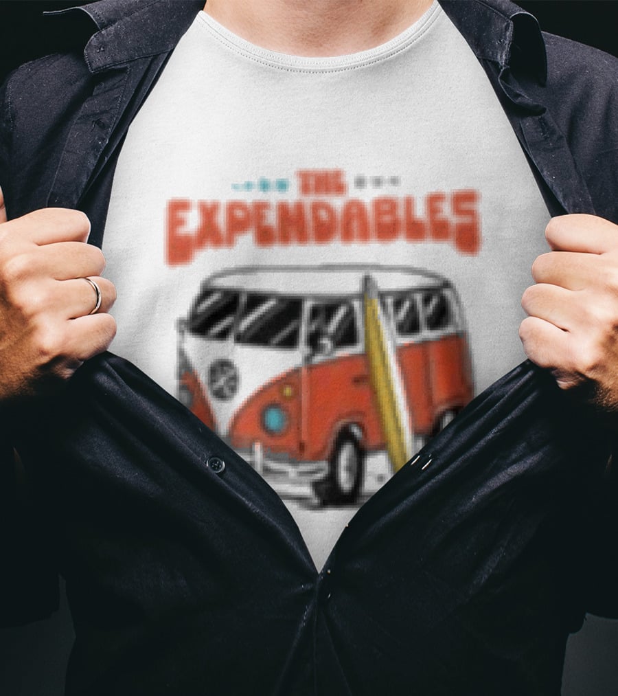 The Expendables Surfer Van Santa Cruz CA T-Shirt
