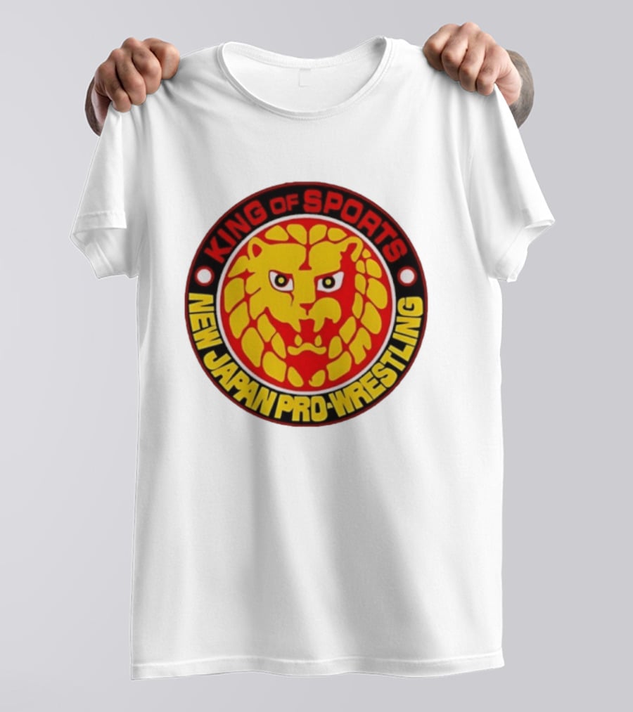 King Of Sports New Japan Pro Wrestling Lion T-Shirt