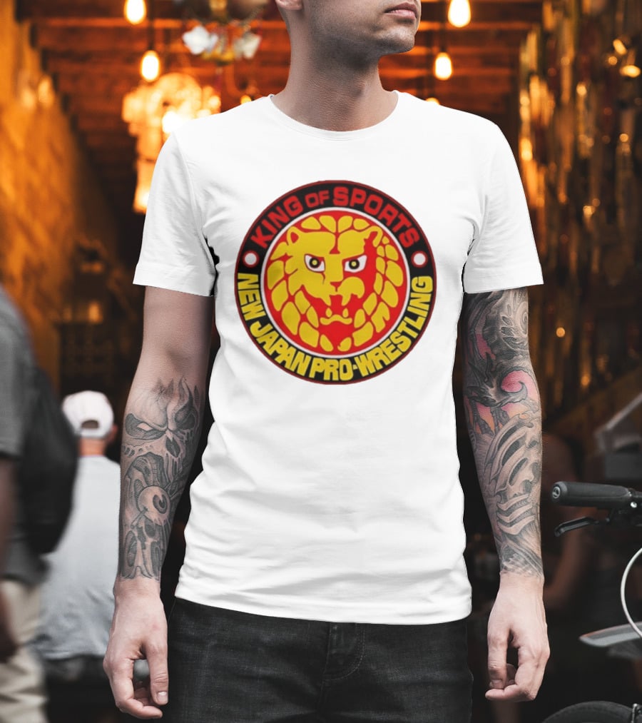King Of Sports New Japan Pro Wrestling Lion T-Shirt