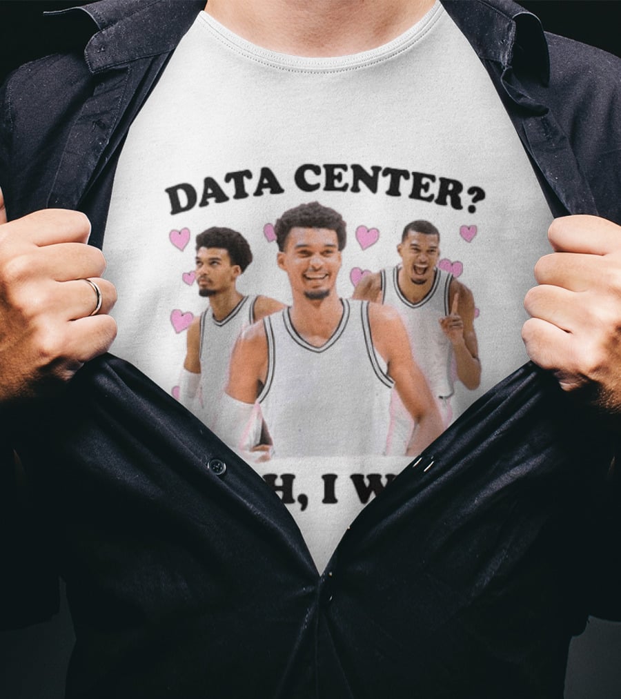 Victor Wembanyama Data Center Yeah I Wish T-Shirt