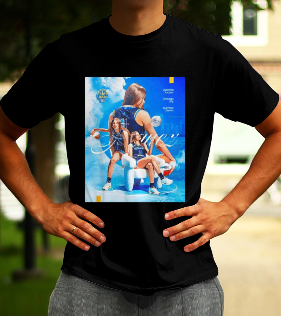 Chicago Sky Gabriela Jaquez Number Eleven Basketball T-Shirt