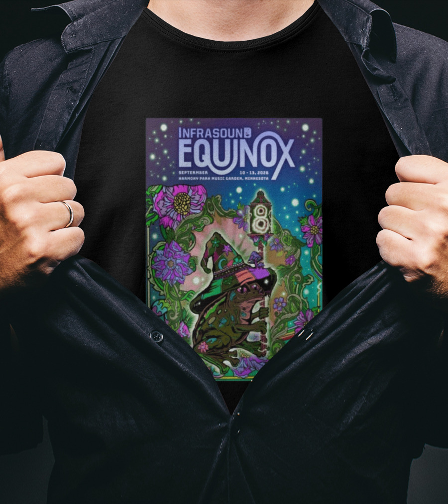 September 10 13 2026 Infrasound Equinox Harmony Park Music Garden Minnesota Festival T-Shirt