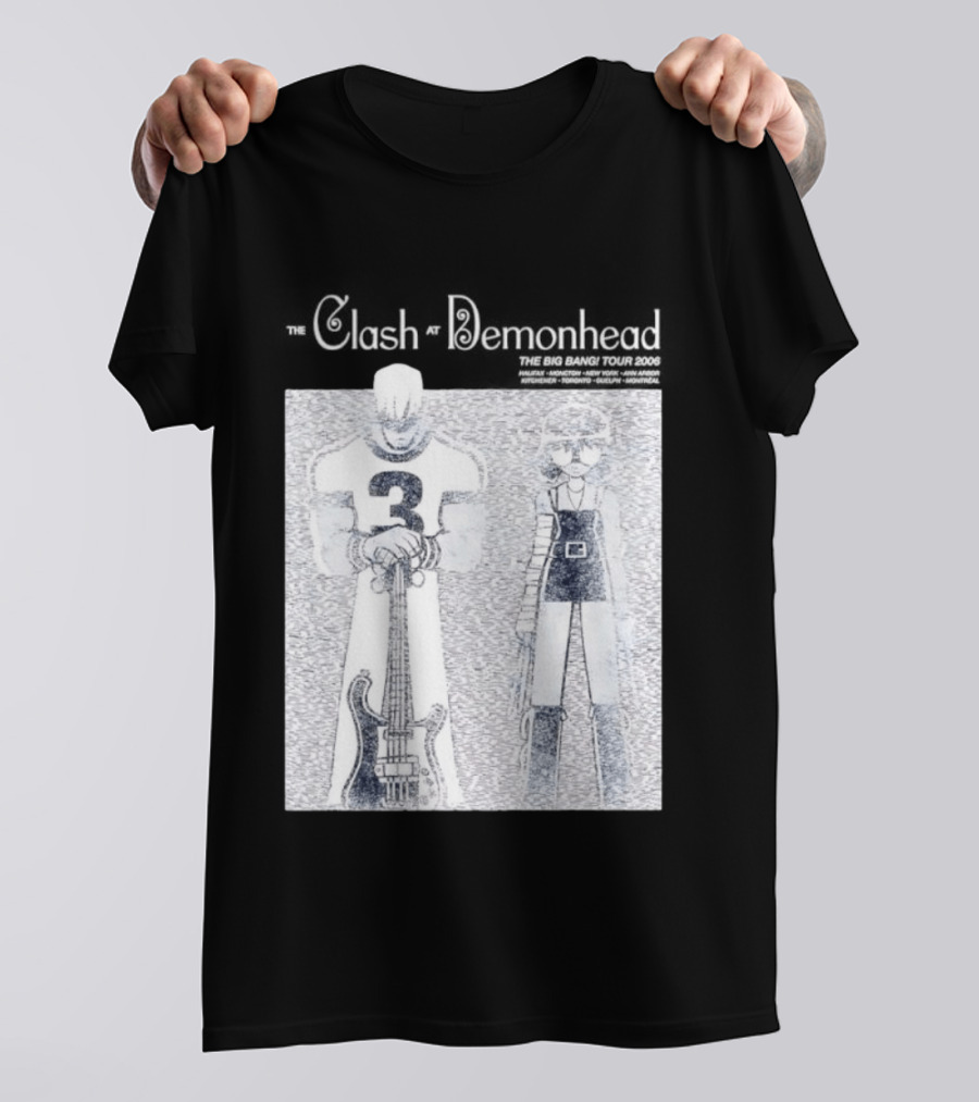 The Clash At Demonhead The Big Bang Tour 2006 Band Art Comic T-Shirt