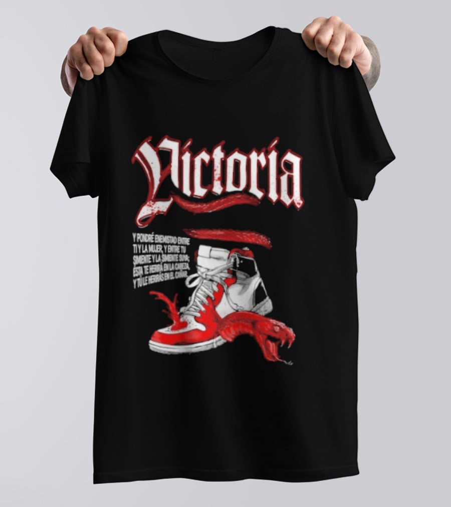 Victoria Y Pondré Enemistad Entre Ti Y La Mujer Simiente Suya Sneaker Serpent T-Shirt
