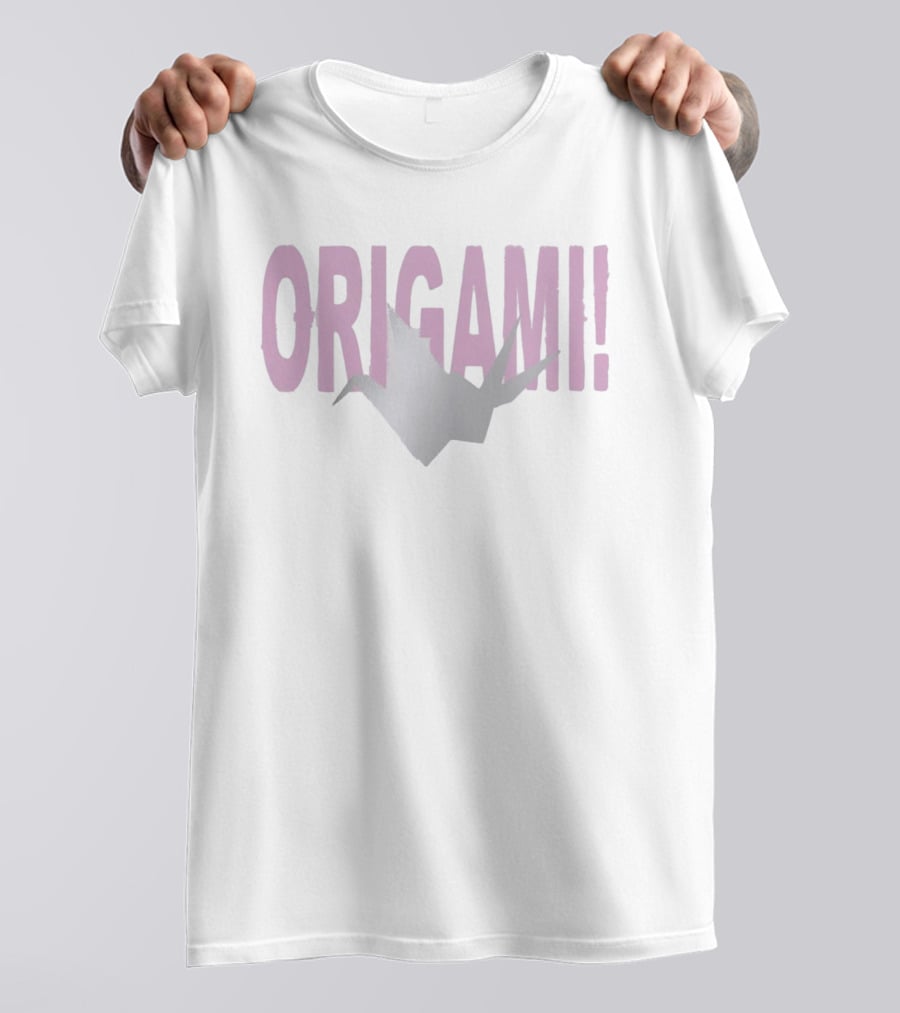 Origami Crane Pink T-Shirt