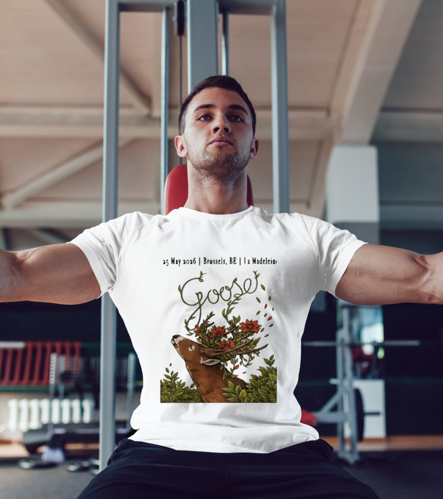 Goose 25 May 2026 Brussels BE La Madelein Deer With Floral Antlers T-Shirt
