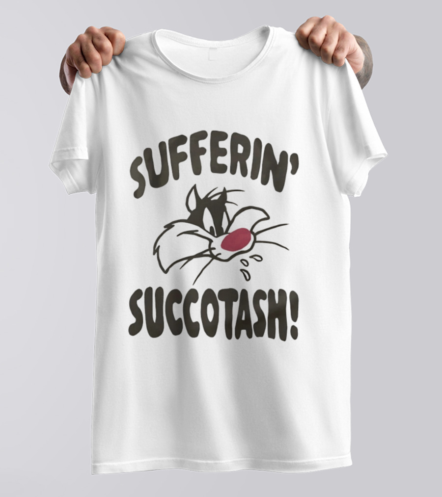 Looney Tunes Sylvester Sufferin' Succotash Catchphrase T-Shirt