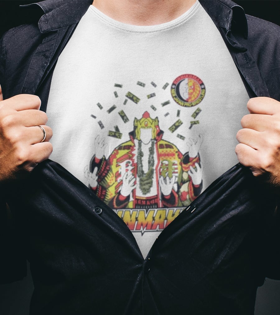 Rainmaker Kazuchika Okada Wrestling Money Rain T-Shirt