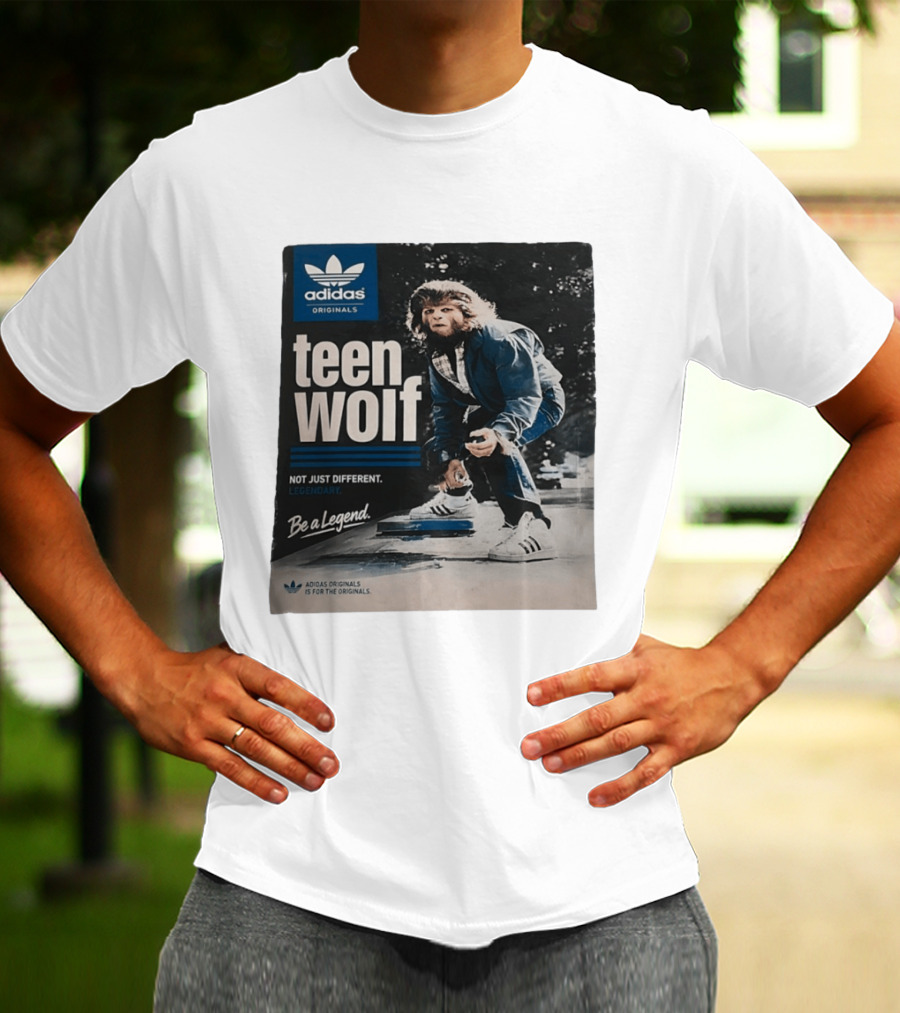 Adidas Originals Teen Wolf Be A Legend Not Just Different Legendary Skater T-Shirt
