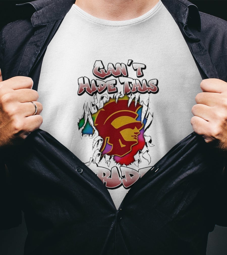 Texas Tech Red Raiders Can't Hide This Pride With USC Trojans Trojan T-Shirt