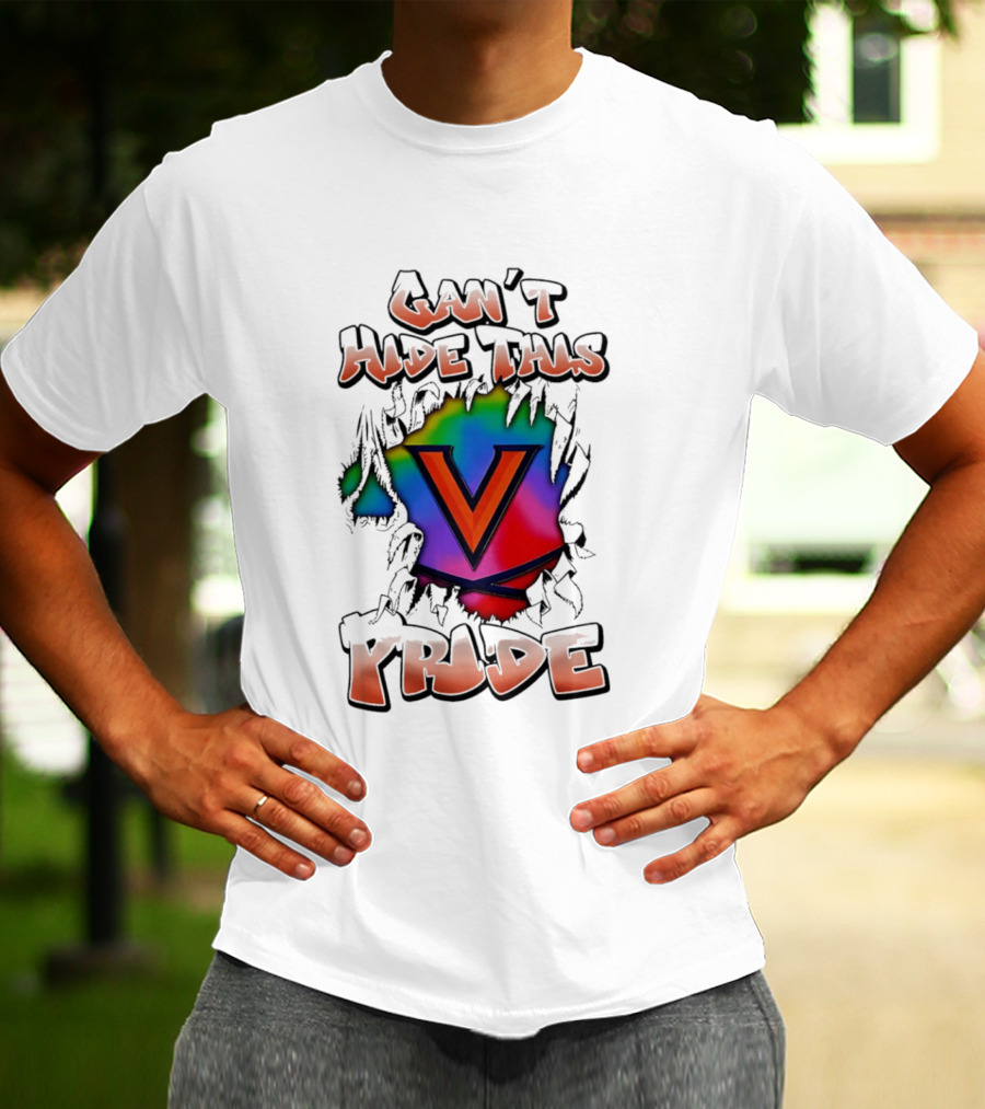 Virginia Cavaliers Can't Hide This Pride V T-Shirt