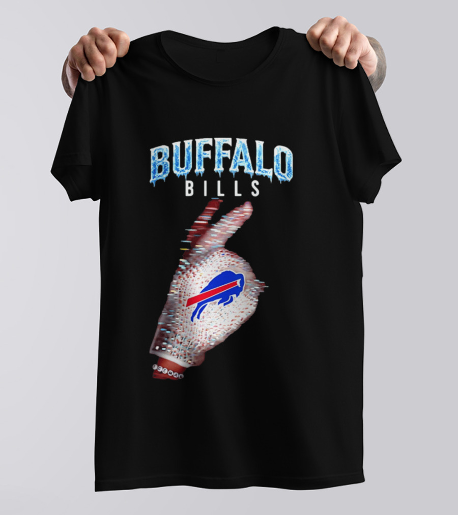 Buffalo Bills Iceman Glove Gesture 2026 T-Shirt