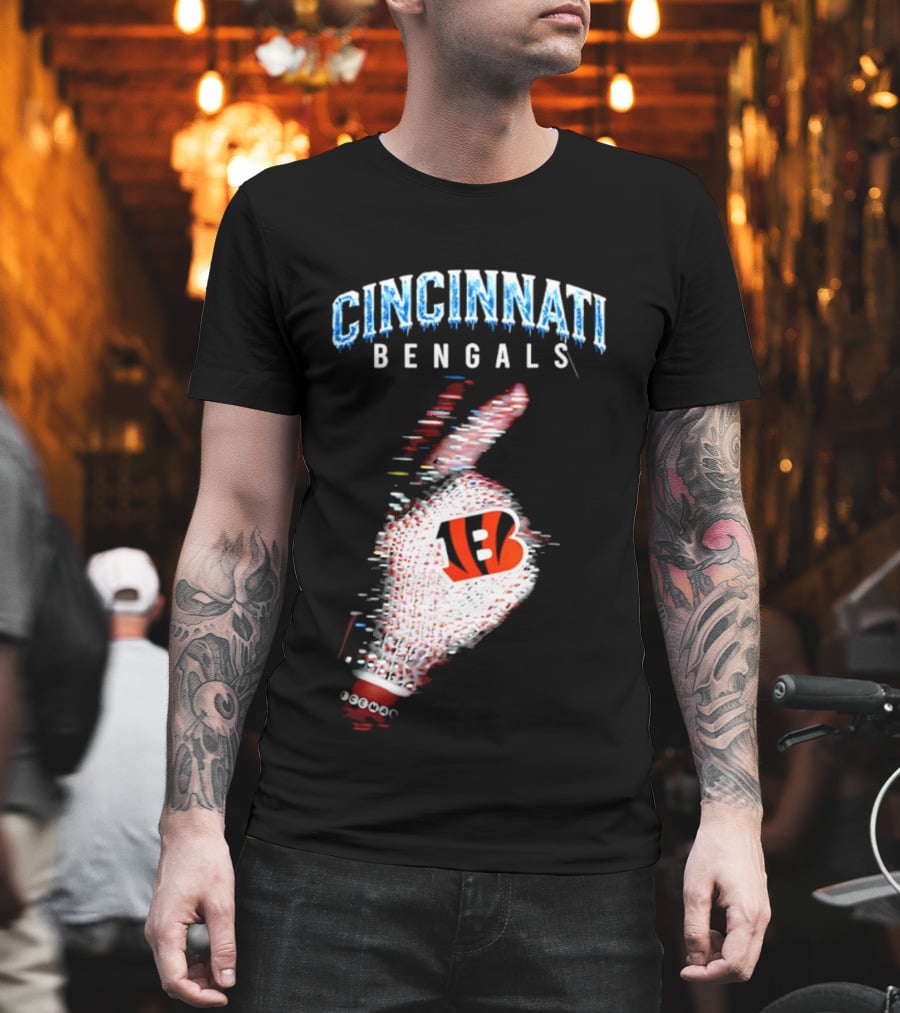 Cincinnati Bengals Iceman Glove Logo 2026 T-Shirt