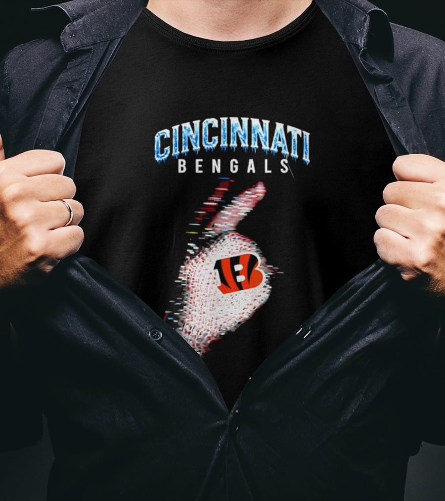 Cincinnati Bengals Iceman Glove Logo 2026 T-Shirt