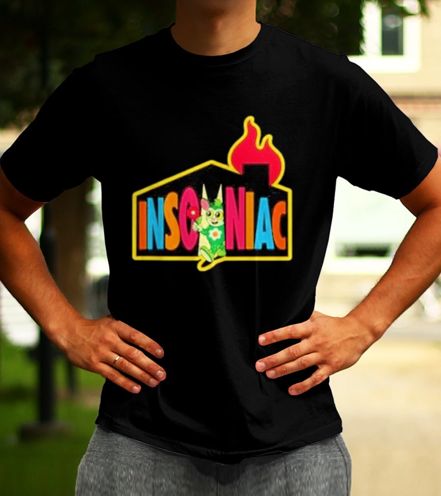 Dabsmyla X Insomniac House EDC Festival Art Collaboration T-Shirt