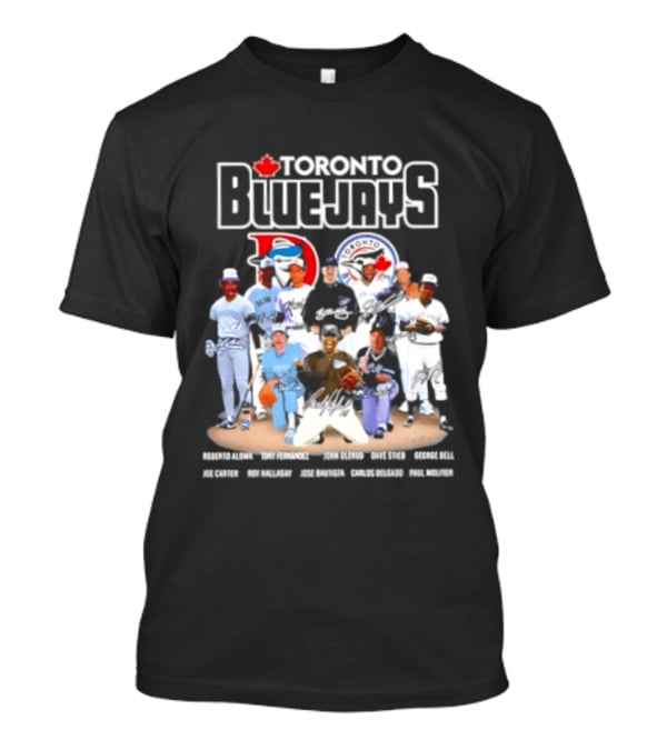 Toronto Blue Jays Player Signatures Featuring Springer Guerrero Bichette Gausman T-Shirt