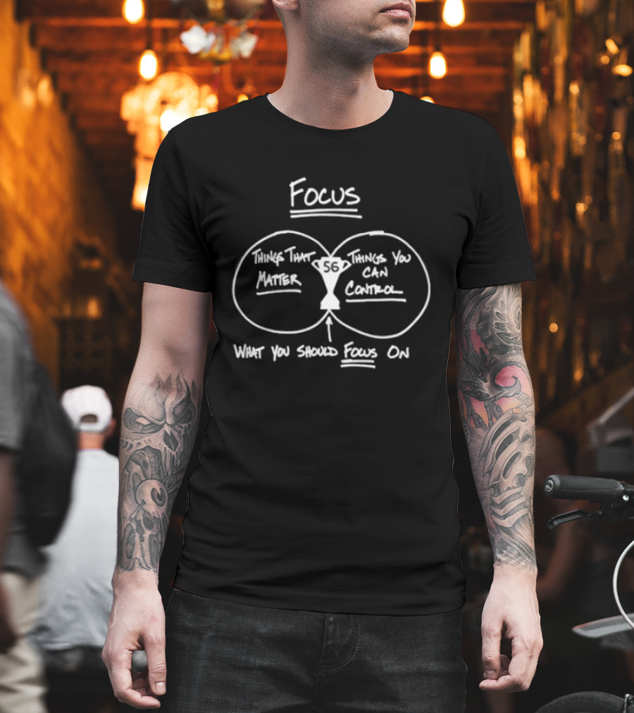 Focus Things That Matter Things You Can Control What You Should Focus On T-Shirt