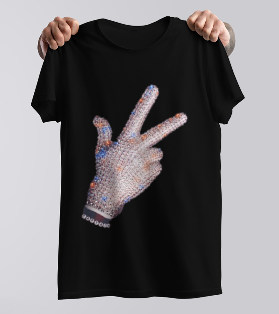 Jalen Brunson Captain New York Knicks Iceman Hand Crystal Glove Knicks T-Shirt